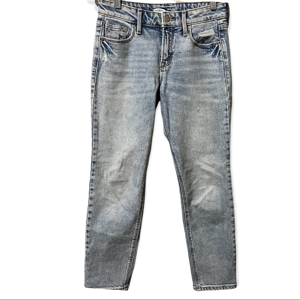 Old Navy Power Straight High Rise Jeans